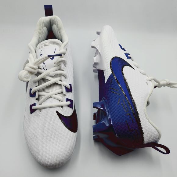 Men Sz 10 Nike Football Cleats Vapor Edge Speed 360 2 TB P White Blue FN7764-114